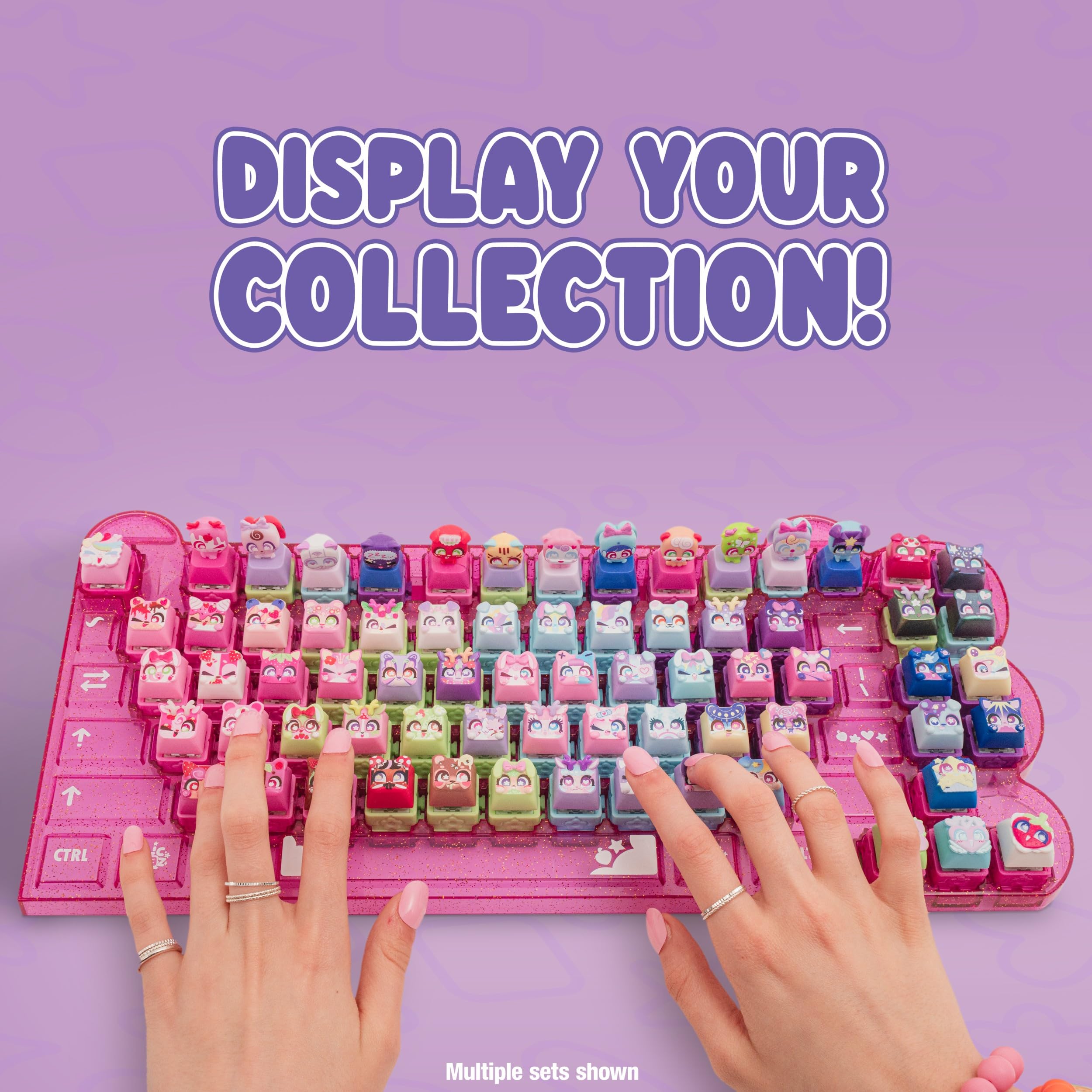 Keyboard Mega Pack - The Ultimate Starter Set | Includes Storage Keyboard & 15 with Exclusive Mega Pack Characters | Clickable Collectibles | Ages 6+