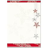 SIGEL Weihnachtsbriefpapier Golden Tree - A4 Mit Goldprägung, 100 Blatt Nachhaltig