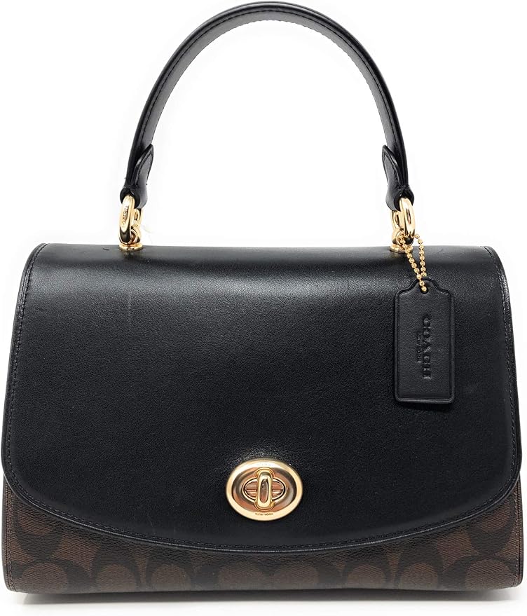 Coach Tilly Top Handle Satchel Handbag Purse F76620 (IM/BROWN/BLACK