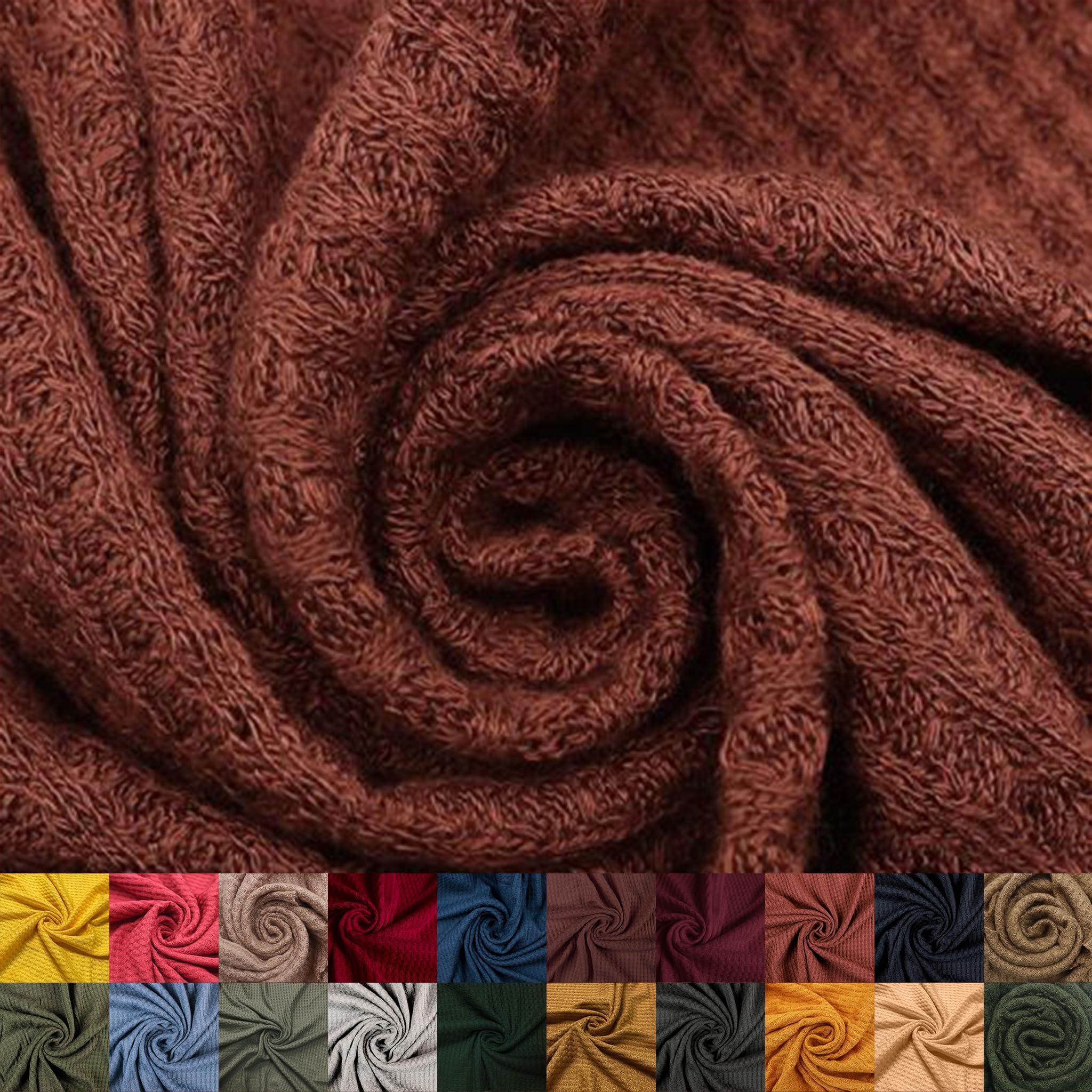 Texco Inc 59" Wide Rayon Spandex Waffle Open Knit