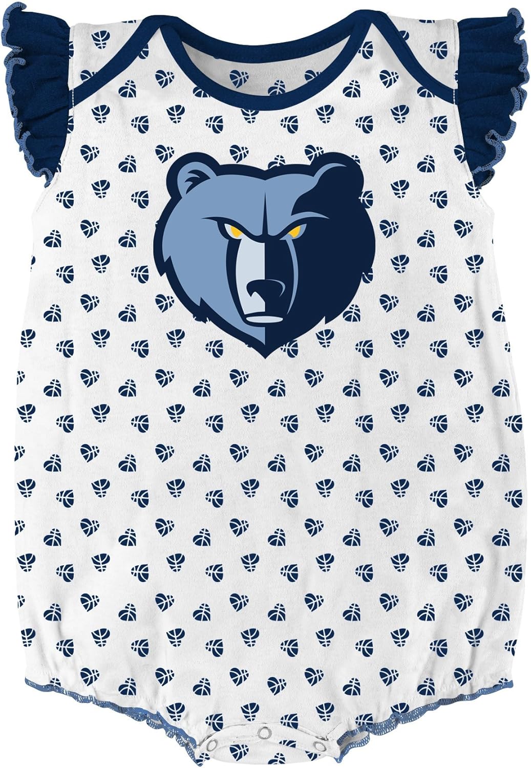 NBA Newborn NBA Newborn & Infant Heart Fan 2 Piece Onesie