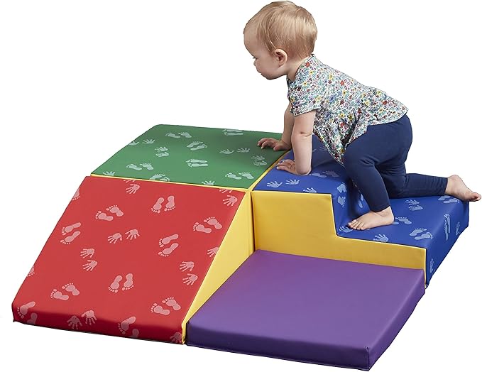 ECR4Kids SoftZone Junior Little Me Foam Corner Climber Indoor Active