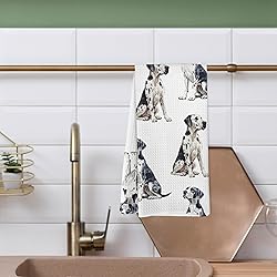 Yorhifa Great Dane Dog Kitchen Dish Towels, Great