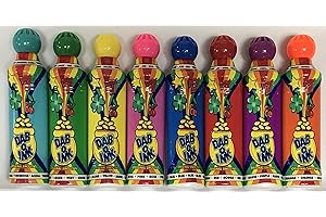 Dab-O-Ink 1.5oz Mini Tip Bingo Dauber Full Set (Eight Colors)