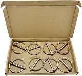 DDHOMIN 8 PCS Heavy Duty Lynch Pin Set 6mm Round Linch Pins for Tractors view 4