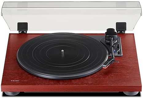 Teac TN-180BT(CH) Hifi Plattenspieler mit Bluetooth Sender für Lautsprecher und Kopfhörer (Riemenantrieb, 33/45/78 U/min, int