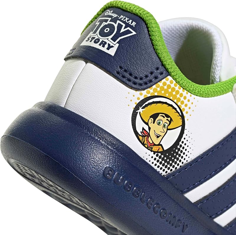 Unisex - Bimbi 0-24 Pixar Toy Story Grand Court 3.0 Bubble Infants Shoes, Ftwr White/Dark Blue/off White, 25 EU