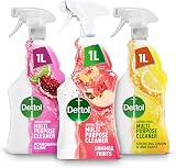 Dettol Antibacterial Multipurpose Cleaner Pack 3 x 1L Pomegranate Lime Summer