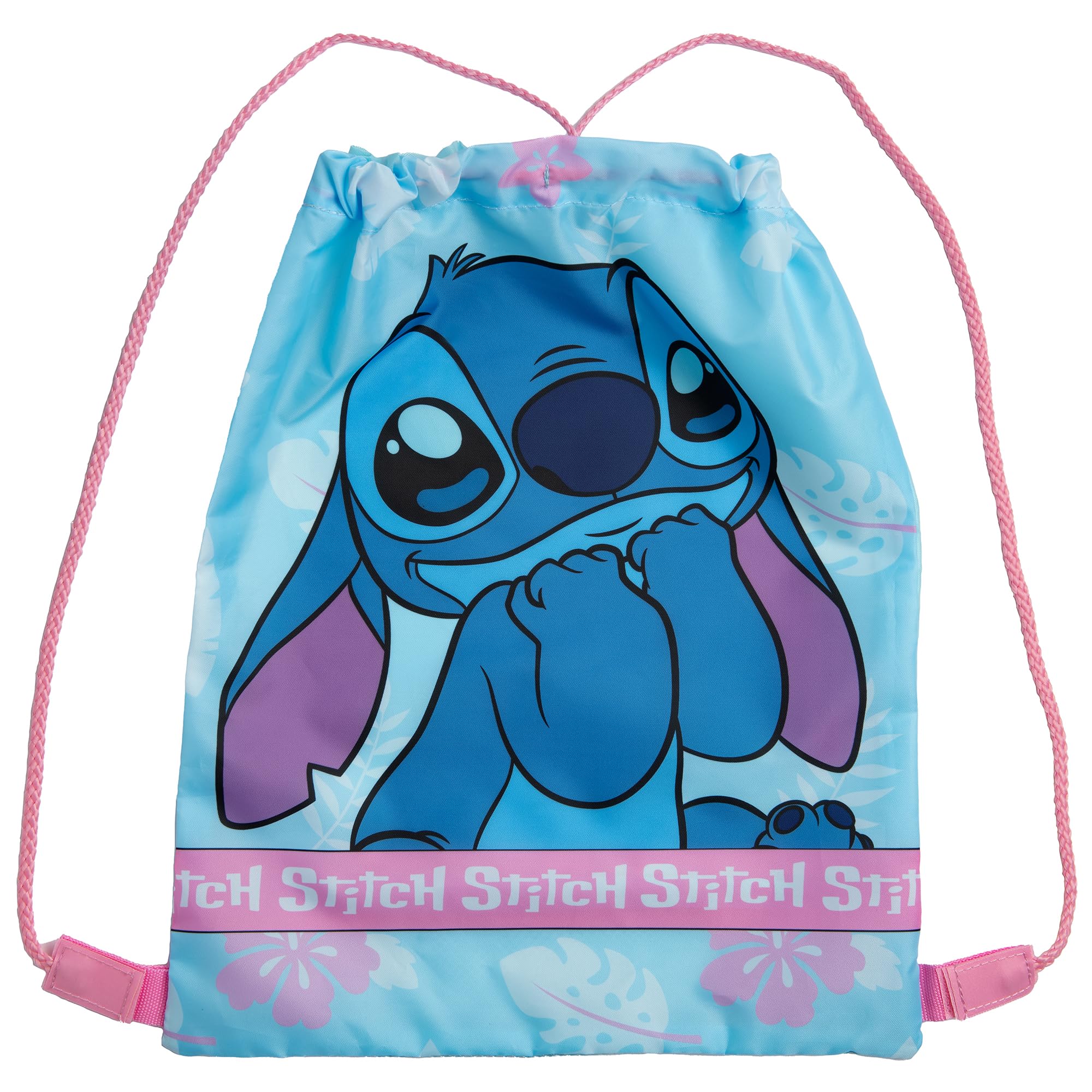 Disney Lilo & Stitch Drawstring Bag Kids PE Kit Gym Swim Bag Girls School Trainer School Backpack