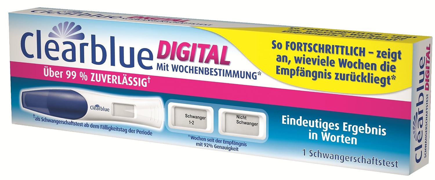 Vorteils 3er Packung Clearblue Digital Schwangerschaftstest