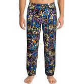 COCO BRANDS Looney Tunes Mens Pajama Pants with Pockets Sleepwear | Soft Breathable Knit, Adjustable Elastic Waist, Relaxed Fit, Cozy for Sleep and Everyday Lounging, Great Gift for Fans