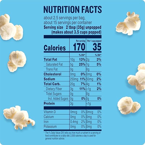 ANGIE’S BOOMCHICKAPOP SEA SALT MICROWAVE POPCORN, 3.29 OZ., 6-COUNT BAGS