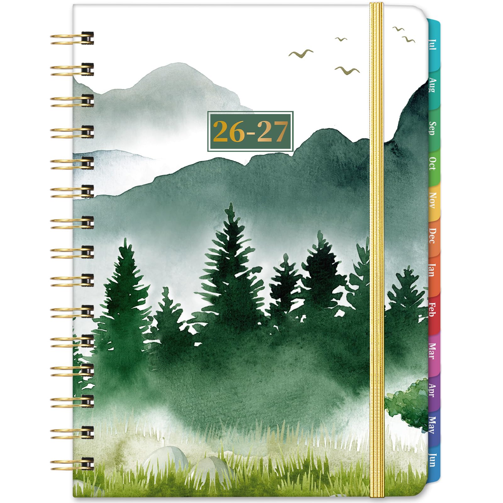 Photo 1 of 2026-2027 Planner - Planner Weekly and Monthly, Planners 2026-2027 from Jul.2026-Jun.2027, 6.4" × 8.5" Planners with Thick Paper, Strong Twin-Wire Binding