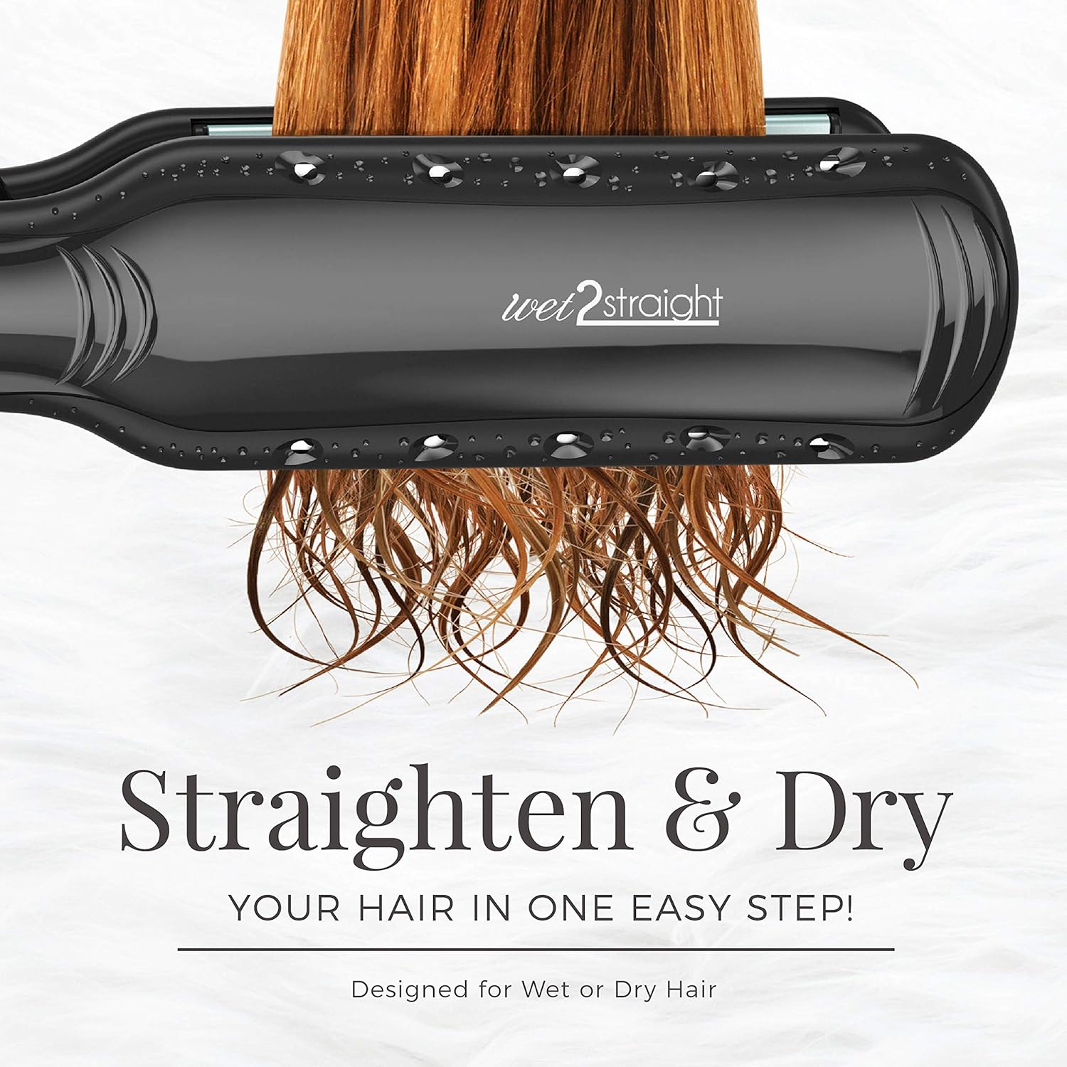 Remington Wet2Straight Flat Iron with Ceramic + Titanium Plates, S7330A, 1 3/4 Inch : Beauty