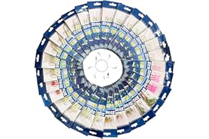 Bombite Sabiki Rigs,30 Packs Fishing Bait Rigs,Luminous Sabiki Rig with High Carbon Fishing Hooks,Glow Fishing Beads Fishing Rigs for Freshwater/Saltwater