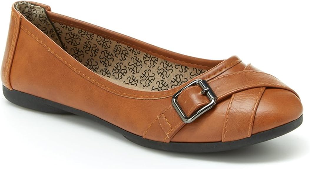 Harborsides Grape Women Comfort Flats Memory Foam Insole