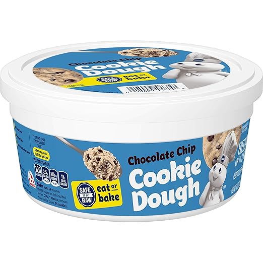 Pillsbury Chocolate Chip Cookie Dough Tub, 32 oz Grocery