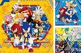 Ravensburger Sonic The Hedgehog 3 x 49 Piece Puzzles 5 Years Up view 2