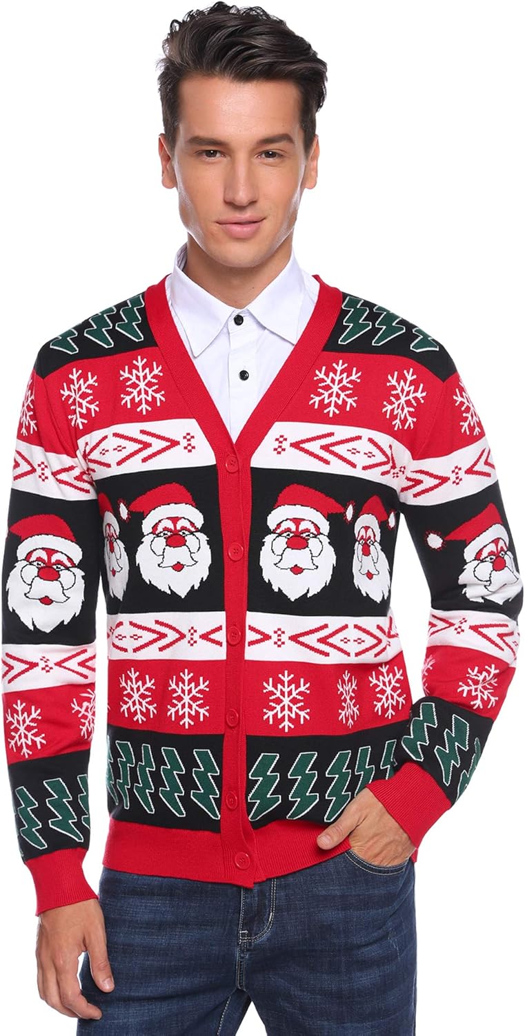 santa cardigan