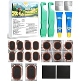 cycletour Bike Tire Repair Kit, Bicycle Tire Repair Kit with High Strength Bike Tire Levers, Bike Tire Patch and Repair Tools, Bike Patch Kit for Mountain and Road Bike
