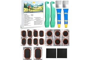 cycletour Bike Tire Repair Kit, Bicycle Tire Repair Kit with High-Strength Bike Tire Levers, Bike Tire Patch and Tire Repair 