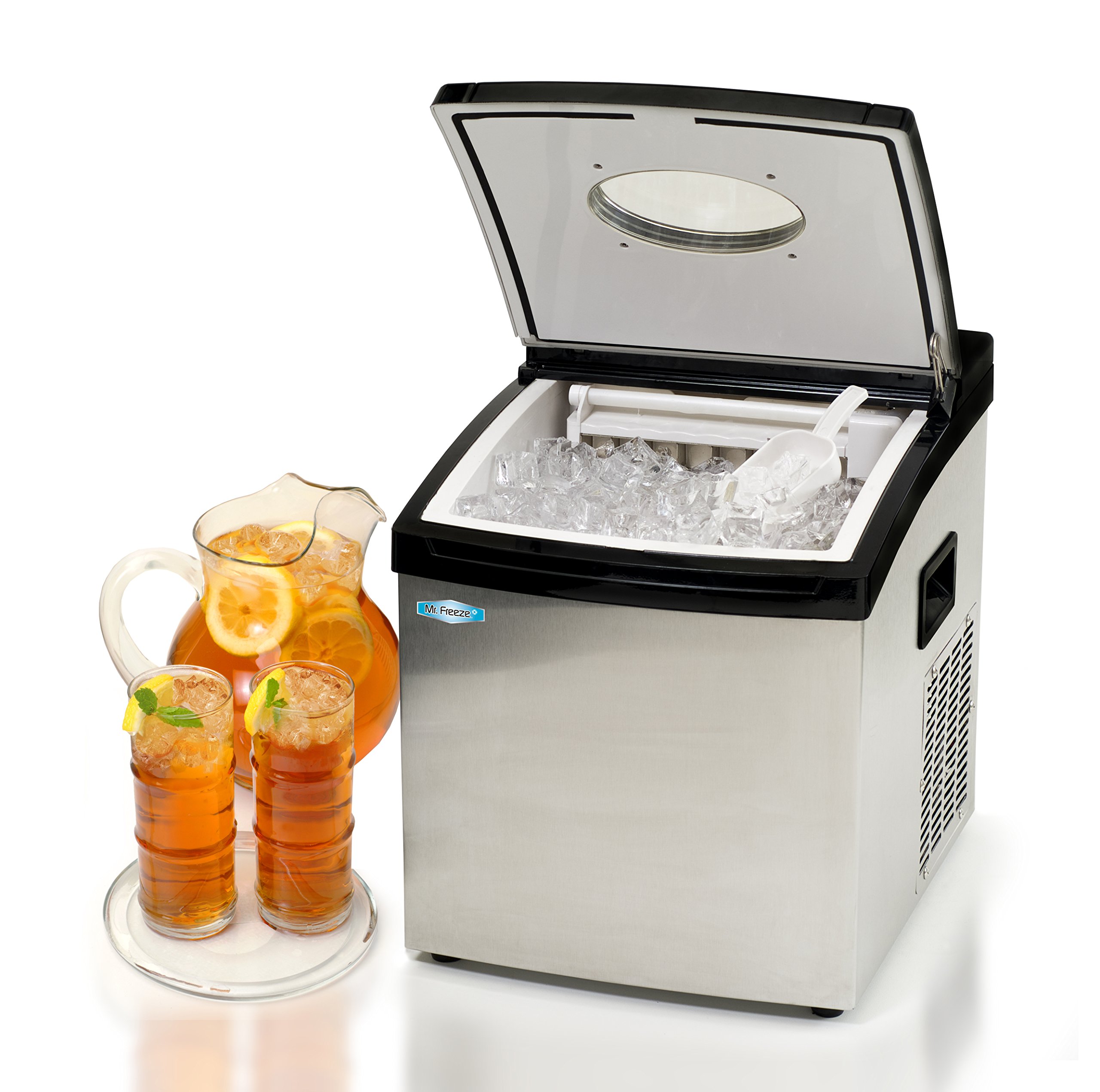 Galleon MaxiMatic MIM5802 Mr Freeze Portable Ice Maker, Stainless Steel