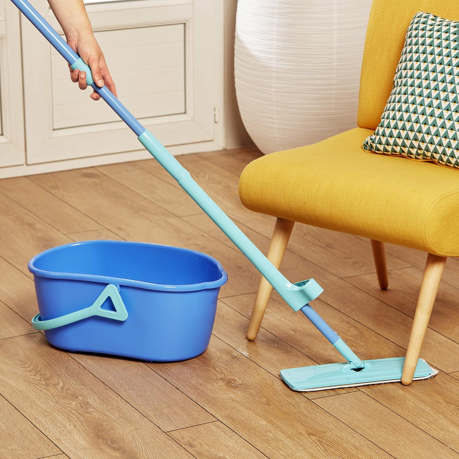 Spontex Easy System Max+ Floor Mop, Blue, Easy Max System+ New Version - Image 5