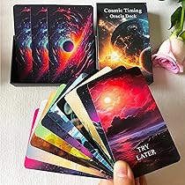 oracle cards 9セット Amazon.com: Jrskvaro Time Oracle Cards Deck, Cosmic Timing