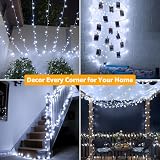 Ollny 200 LED Christmas Fairy Lights 20m Outdoor Waterproof 8 Modes Remote view 6