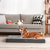 EHEYCIGA Orthopedic Dog Bed Large 89x58x9cm Grey with Removable Cover view 7