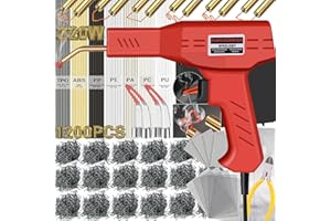 Wrdlosy 220W Plastic Welder, Multipurpose Fit, Plastic Welding Kit, Quick Plastic Repair Welder Kit, More Comfortable Portable, An Ideal DIY Tool