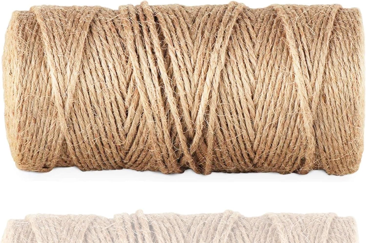 Juteschnur 100 m Bastelschnur für Garten - Dekoration & Basteln - Gartenschnur Jute Schnur Kordel Kordelband braun