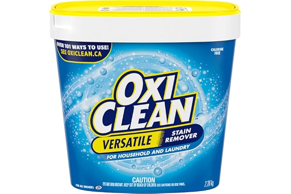OxiClean All-Purpose Stain Remover Powder, Colour Safe, 2.26 kg | Colour-safe stain remover powder for laundry, carpet, uphol