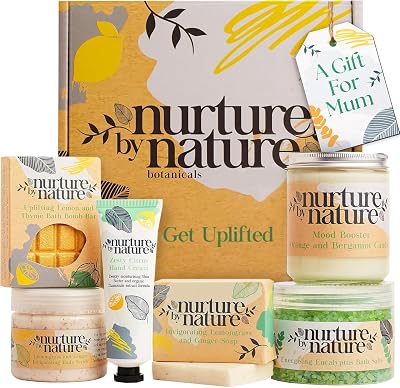 Nurture by Nature Spa Gift Set 6 Piece Vegan Cruelty Free Pamper Gift