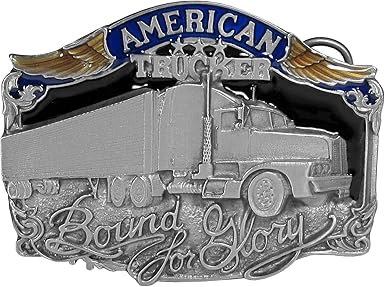 truck driver belt buckle