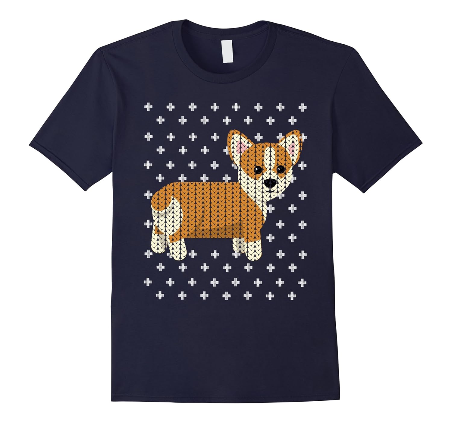 Ugly Christmas Sweater Shirt Puppy Corgi Dog Pet Holiday Tee-ANZ