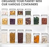 Vtopmart 24 Airtight Food Storage Containers Set, BPA-Free, 4 Sizes view 6