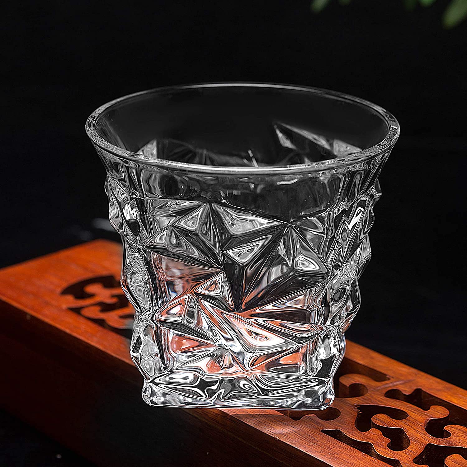 Buy FIZONIX™ Crystal Diamond Cut Drinking Glass for Water Juice