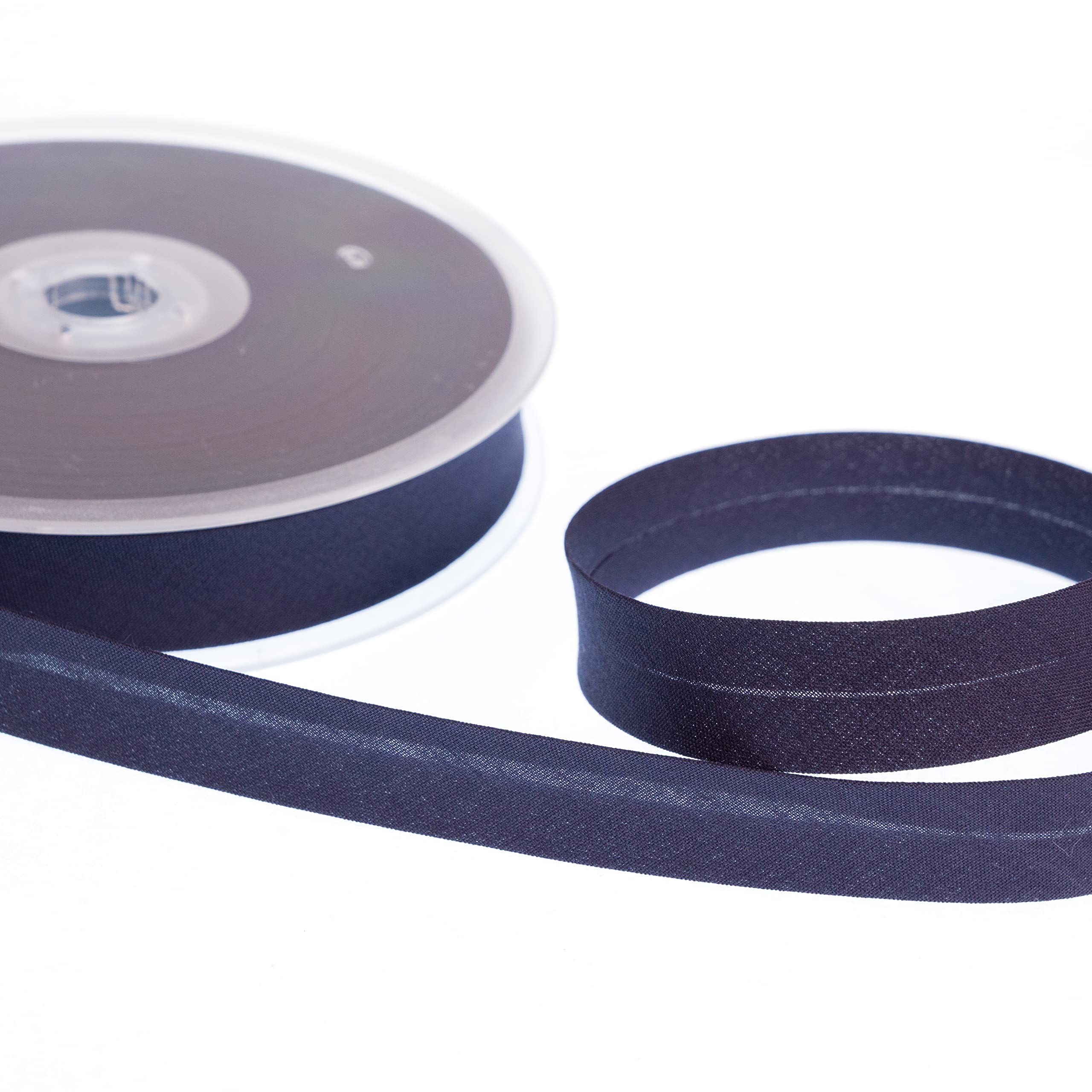Realm Bias Binding Centre Fold Polycotton 18mm/30mm 5 Metres (Navy, 18mm)