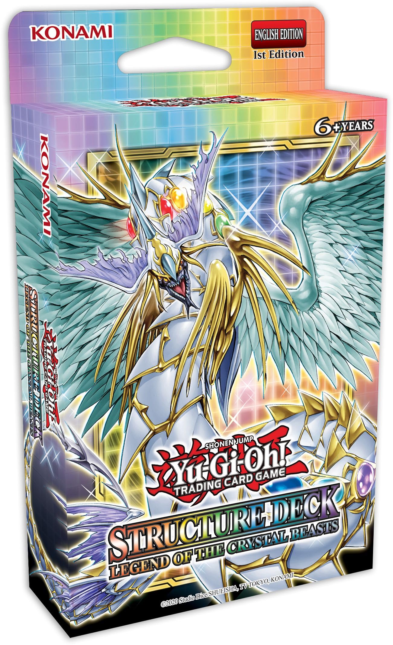 Yu-Gi-Oh! SDCB Structure Deck Trading Card Set, Legend Of The Crystal Beasts, Multicolor