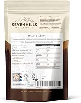 Sevenhills Wholefoods Organic Chia Seeds 400g Source of Omega 3 view 7
