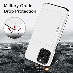 SAMONPOW Compatible with iPhone 15 Pro Case with