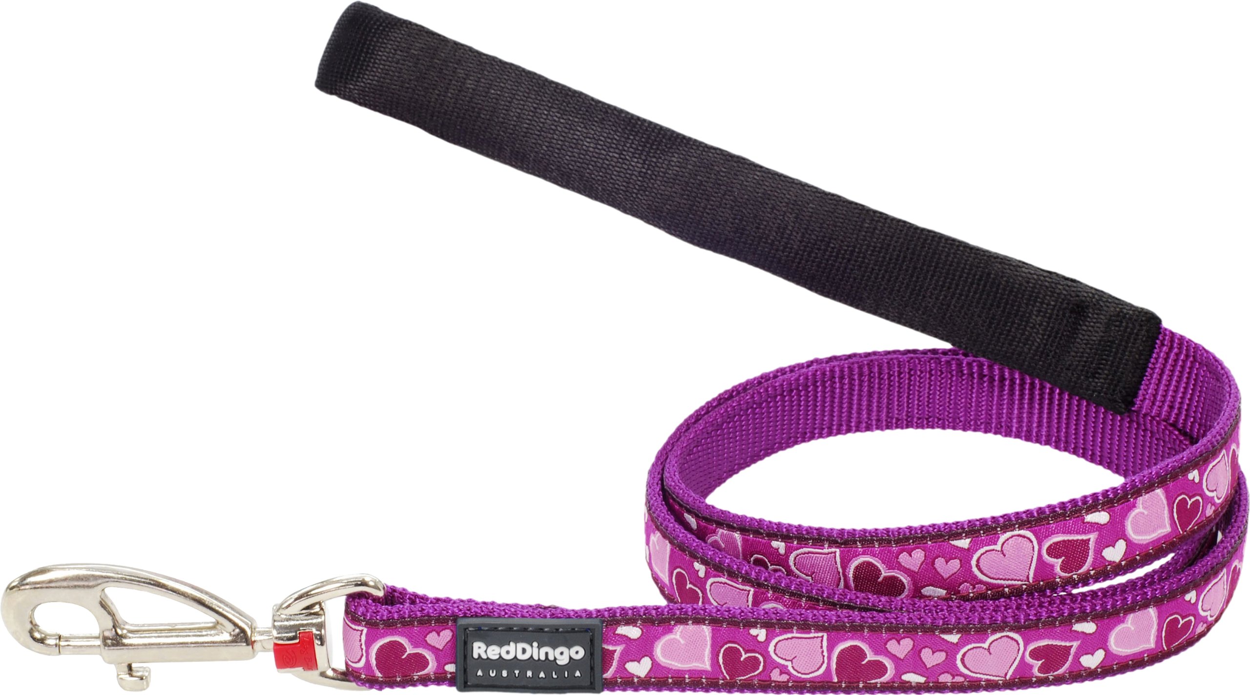 Red Dingo Designer Dog Lead, Breezy Love Purple (15mm x 1.2m) S — image 1