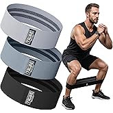 Tribe Lifting Fabric Resistance Bands for Legs - Workout Bands Resistance Bands for Men and Women - Booty Bands for Working O