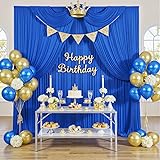10ftx12ft Wrinkle Free Royal Blue Backdrop
