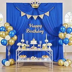 10ftx12ft Wrinkle Free Royal Blue Backdrop