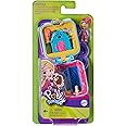 Polly Pocket Pet Center Compact with Removable Doghouse, Surprise Reveals, Photo Customization, Micro Doll with 5 Movable Joints, Great Gift for Ages 4 Years Old & Up