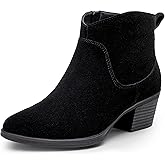 Vepose Women's Suede Leather Ankle Boots