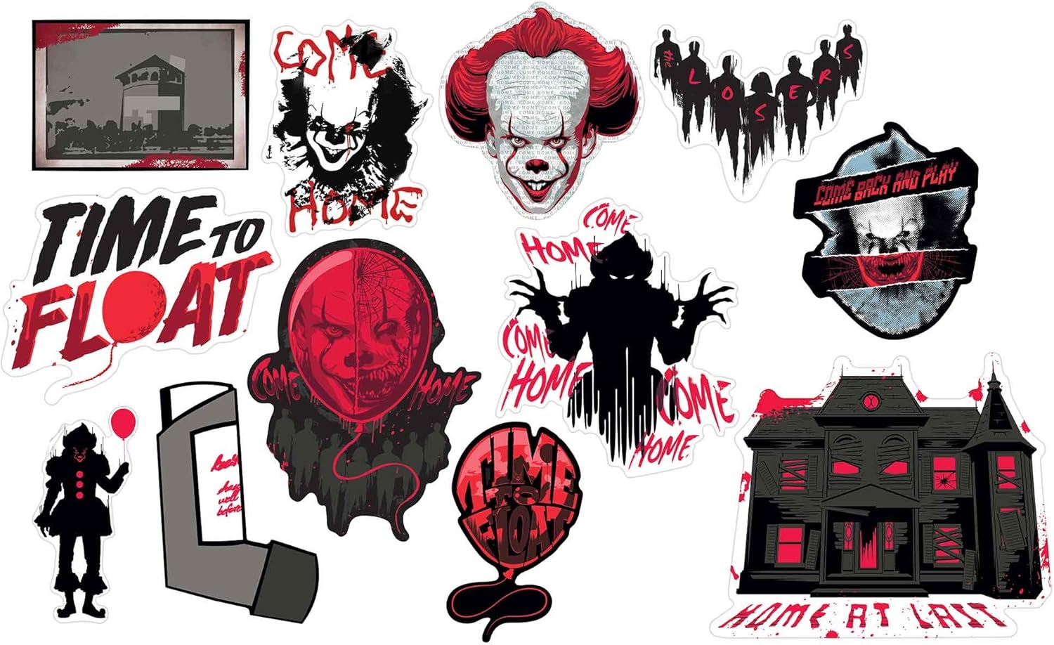 amscan IT Chapter 2 Party Cutouts, Multi-coloured