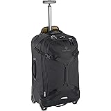 Eagle Creek Gear Warrior Carry On Luggage-Softside 2-Wheel Rolling Suitcase, Jet Black, One Size